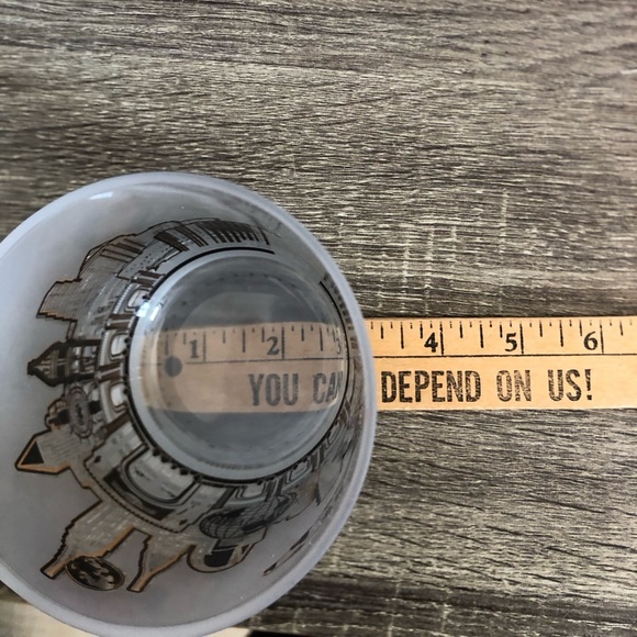 Vtg 90s Universal Studios Park Frosted Rocks Glasses - Picture 11 of 12